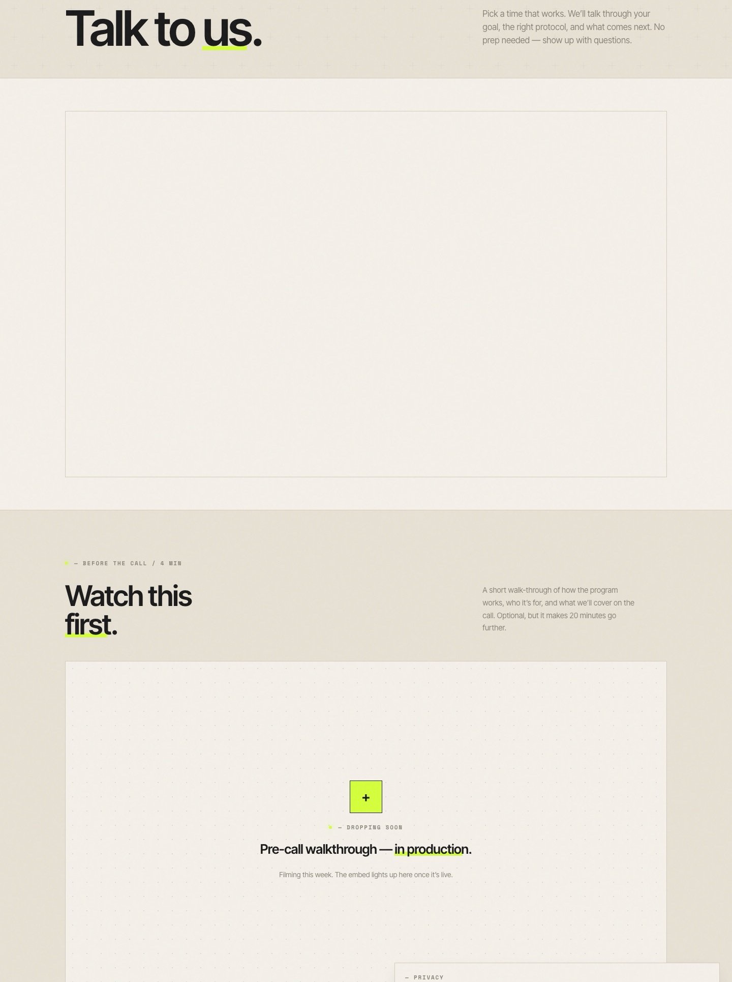 CSC+ /book — branded scheduling embed